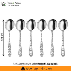 Stainless Steel Cutlery with Laser 3 Jasmine