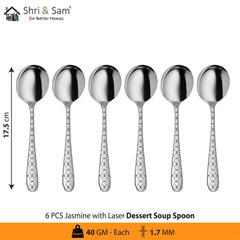 Stainless Steel Cutlery with Laser 4 Jasmine
