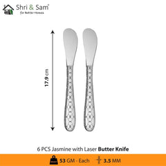 Stainless Steel Cutlery with Laser 4 Jasmine