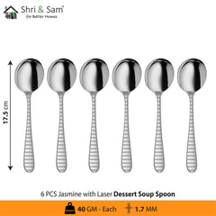 Stainless Steel Cutlery with Laser 7 Jasmine