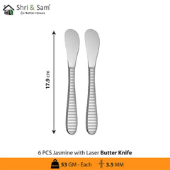 Stainless Steel Cutlery with Laser 7 Jasmine