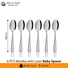 Stainless Steel Cutlery with Laser Monika