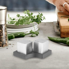 Stainless Steel Dice Salt & Pepper Nikki