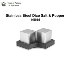 Stainless Steel Dice Salt & Pepper Nikki