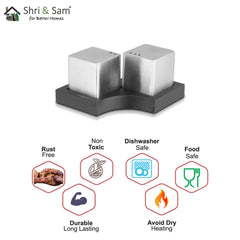 Stainless Steel Dice Salt & Pepper Nikki