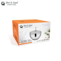 Stainless Steel Double Wall Donga Nifty