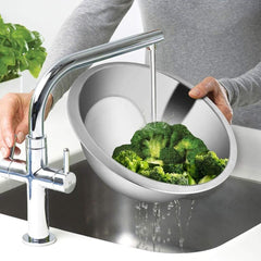 Stainless Steel Food Strainer or Perforated Bowl Elis