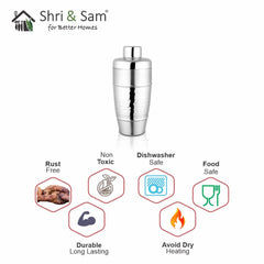 Stainless Steel Hammered Cocktail Shaker