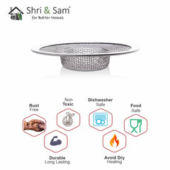 Stainless Steel Kitchen Basin Strainer