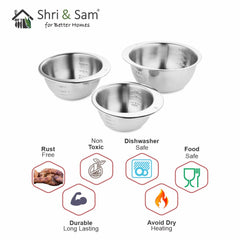 Stainless Steel Measuring Bowl