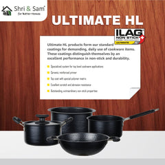 Stainless Steel Non - stick 5 PCS Hammered Cookware Set