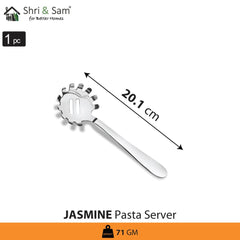 Stainless Steel Pasta Server Jasmine