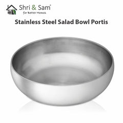 Stainless Steel Salad Bowl Portis