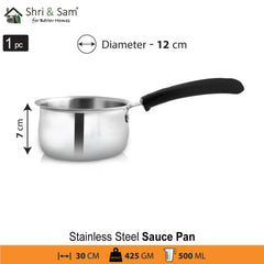 Stainless Steel Sauce Pan Belly