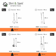 Stainless Steel Serving Tool Series Ruby