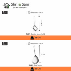 Stainless Steel Serving Tool Series Ruby