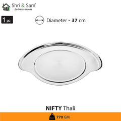 Stainless Steel Small Thali Set (1 Person) Nifty