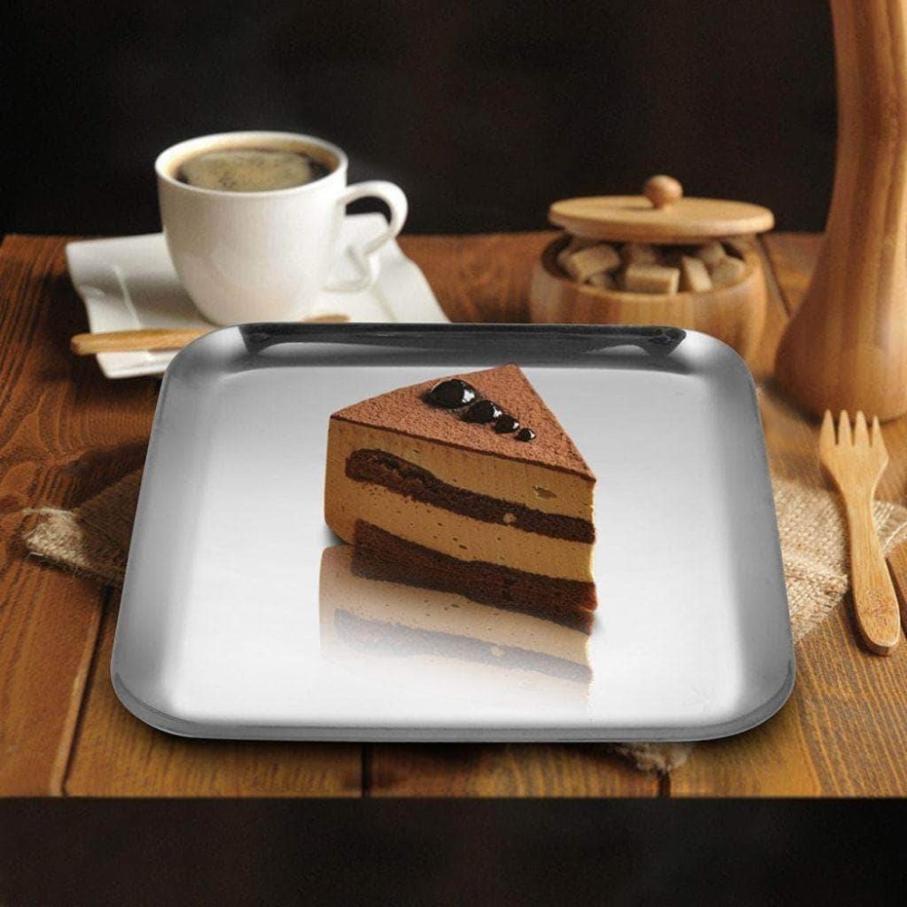 Stainless Steel Square Tray Robusto