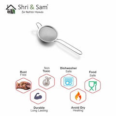 Stainless Steel Strainer 10 CM