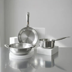 Stainless Steel Triply Bharat Mini 3 PCS Cookware Set