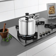 Stainless Steel Triply Bharat Pressure Cooker