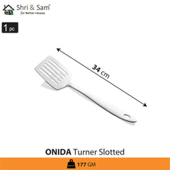 Stainless Steel Turner Slotted Onida