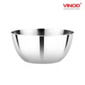 VINOD Stainless Steel Two Tone Bowl Set of 4 Pieces - 100 ml, Highest Grade Steel, Tough Build, Easy to Clean Finish & Rust Free