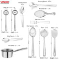 VINOD 114 Pieces Griha Pravesh Kitchen Set Ideal Gift Choice for Anniversaries, Weddings & for Giveaways to your Family