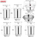 VINOD 114 Pieces Griha Pravesh Kitchen Set Ideal Gift Choice for Anniversaries, Weddings & for Giveaways to your Family