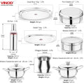 VINOD 121 Pieces Deluxe Griha Pravesh Set a Grand Gifting Collection for Weddings, Anniversaries & Special Auspicious Occasions