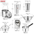 VINOD 121 Pieces Deluxe Griha Pravesh Set a Grand Gifting Collection for Weddings, Anniversaries & Special Auspicious Occasions