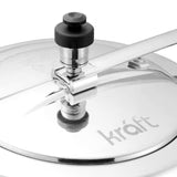 Kraft Stylo Aluminium Inner Lid Pressure Cooker (Induction Friendly)
