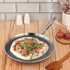 Vinod Platinum Triply Stainless Steel SAS Pro Dosa Tawa (Induction Friendly)