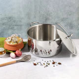 Vinod Platinum Triply Biryani Pot 30 cm - 11 Litre (Induction Friendly)