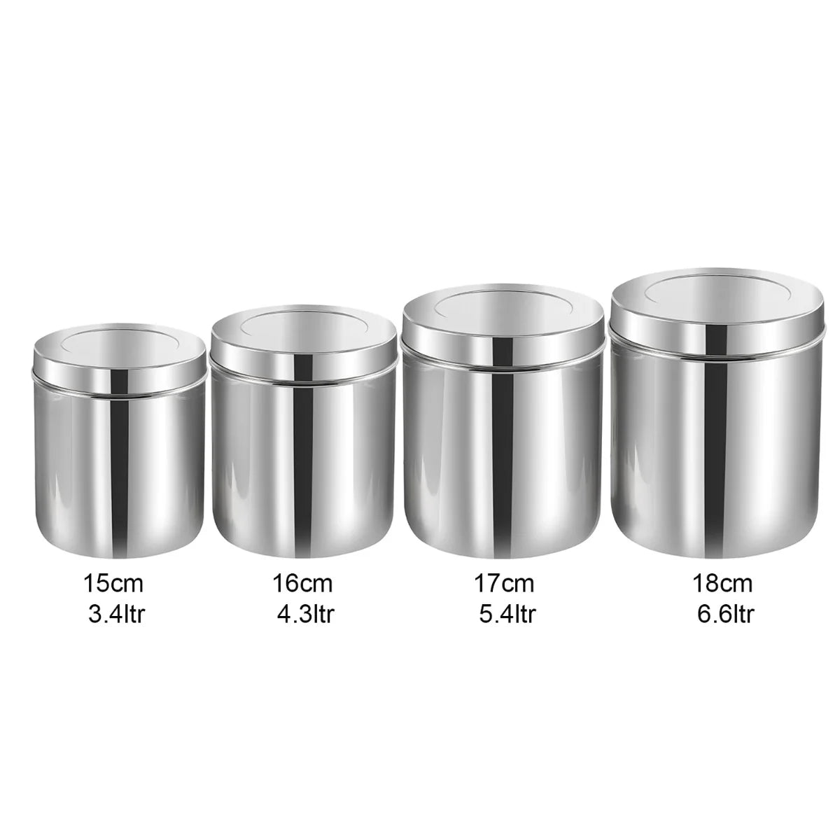 Kraft Deep Dabba Set of 4 - 15 X 18