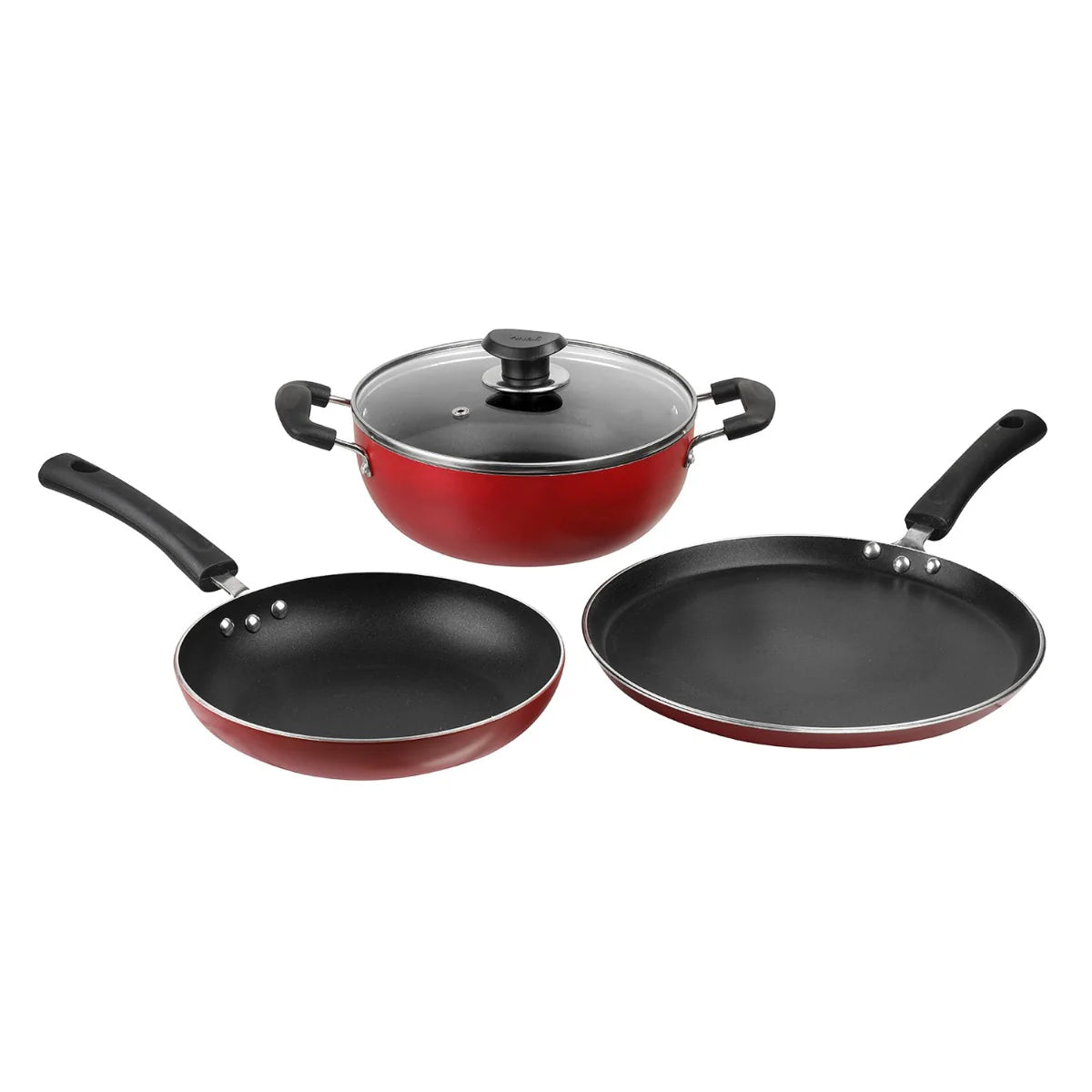 Vinod Zest Inducto 3 Piece Combo Set (Induction Friendly)
