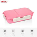 VINOD Stainless Steel 2 Compartment Tiffin, Airtight, Leak-Proof, Food-Grade Stainless Steel Tray, Insulated, Lightweight