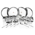 VINOD 24 Pieces Stainless Steel Dinner Set, Durable, Mirror Finish High Quality Steel, Rust-free, Dishwasher safe and ISI Certified