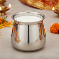 VINOD Stainless Steel Shubham Kalash with 1000 ml Capacity for Ritual Use, Highest Grade Steel and Tough Strong Build