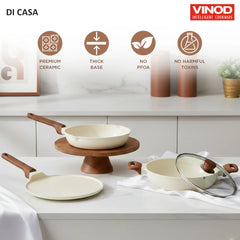 Vinod Di Casa Signature Ceramic Non Stick Cookware Set - 3 pcs