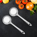 VINOD Stainless Steel Dosa Making Spoon / Ladle Set of 2, Highest Grade Stainless Steel, Rust Free, Dishwasher Safe