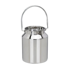 VINOD Stainless Steel Milk Can / Barni / Oil Can 1.5 Litre with Heavy Gauge Steel, Jointless Body, Rust Free and Glossy Finish
