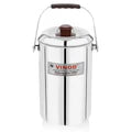 VINOD Stainless Steel Deluxe Hot Tiffin with 4 Compartments, Rust Free, Leak Proof, Insulated and Dishwasher Safe