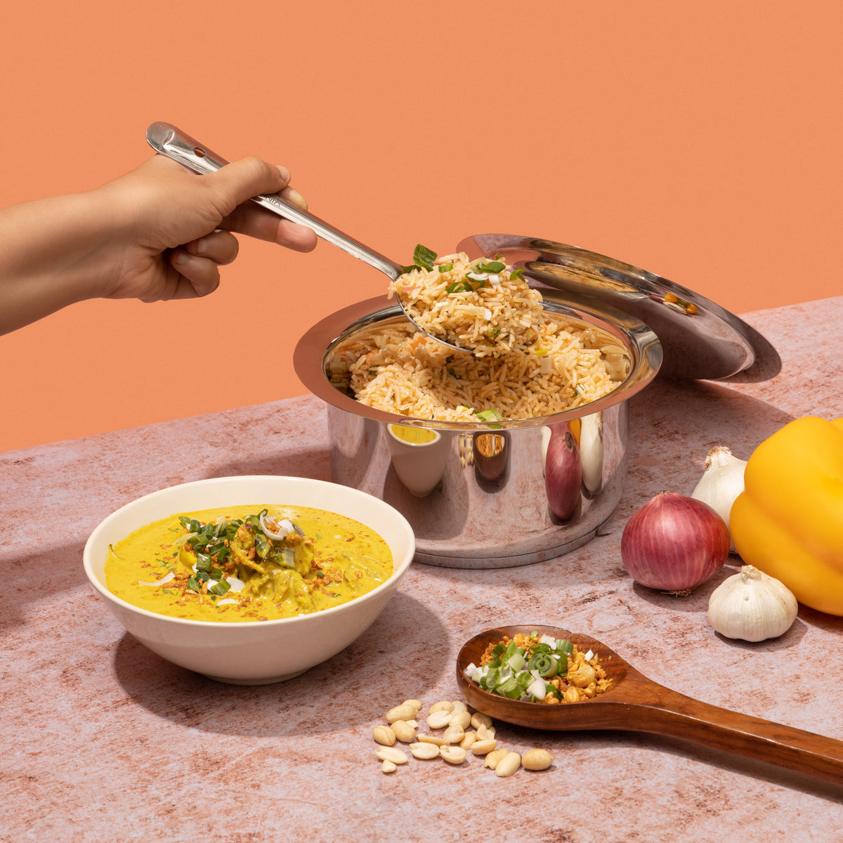Vinod Stainless Steel 304 Grade Tope with Lid (Induction Friendly)