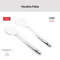 Vinod Stainless Steel Paratha Palta 31 cm Cooking Turner for Chapati, Dosa, Uttapam, Roti & Paratha Flat Plain Cooking Spoon Steel Spatula I Must Have Kitchen Tools I Set of 2