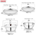 VINOD 36 Pieces Stainless Steel Dinner Set, Heavy Gauge steel, Durable,Tough & Strong, Rust-free, Dishwasher safe & ISI certified