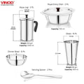VINOD 37 Pieces Stainless Steel Dinner Set, Heavy Gauge, Rust-free, Tough & Strong, Durable, Dishwasher safe and ISI certified