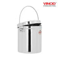 VINOD Stainless Steel Milk Pot 6.35 Litre, Heavy Gauge Steel, Mirror Finish, Rust Free Body and Easy to Clean Surface