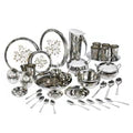 58 Pieces Laser Dinner Set with Complimentary Doniv Frypan Ideal Gifting Choice for Weddings and Anniversaries