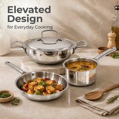 Vinod Triply (SAS Metal) Grandior Gift Sets - (Induction Friendly)